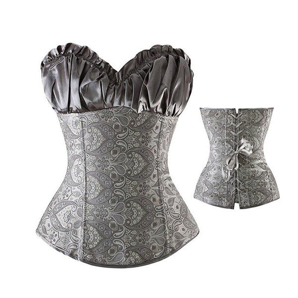 Scarlet Paisley Overbust Corset