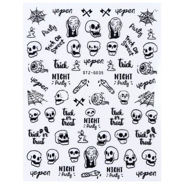 Horror Fashion Nail Stickers