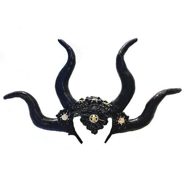 Locasta Double Horn Headdress