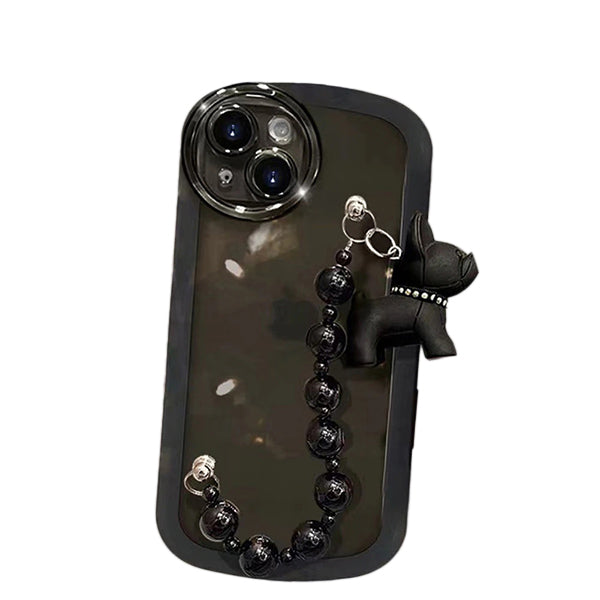 Black Bulldog Bracelet Phone Case