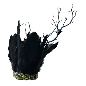 Woodland Feather Crown Headband