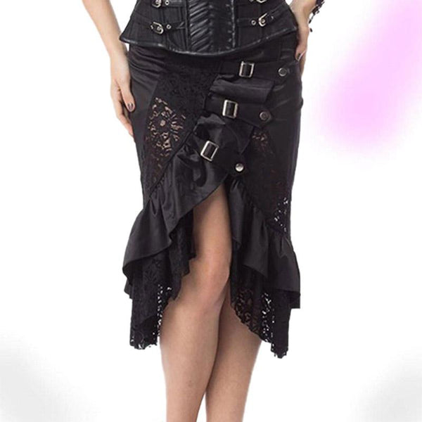 Medieval Black Gothic Skirt