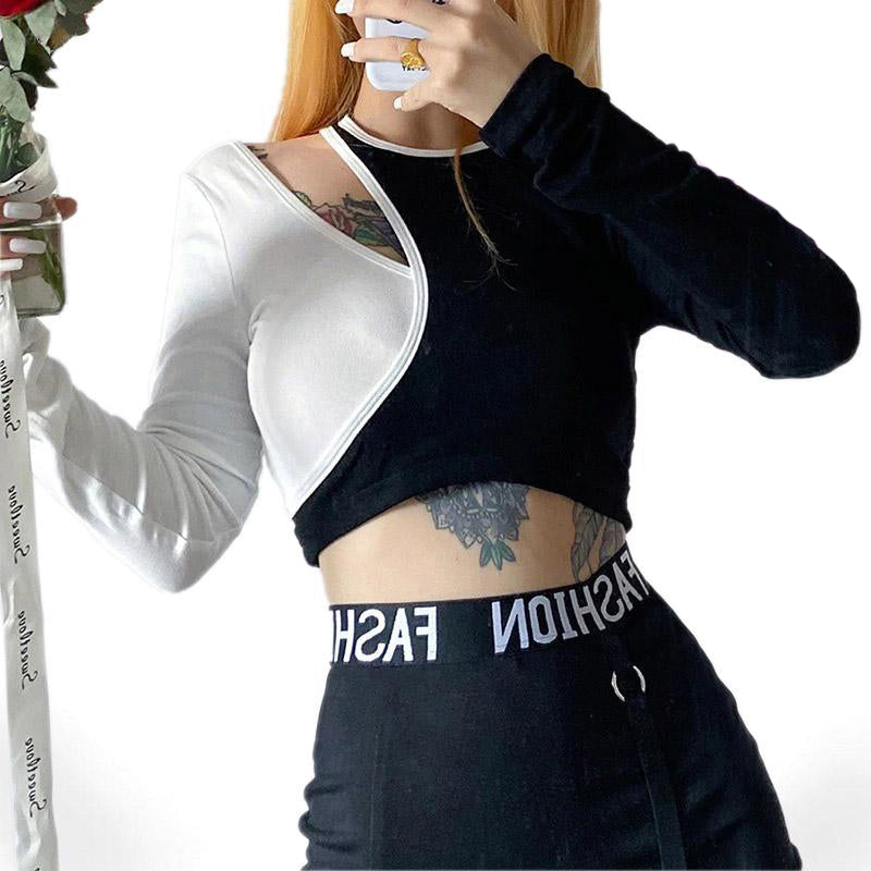 Lucky Patch Gothic Crop Top
