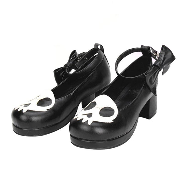 Devil Skull Lolita Shoes