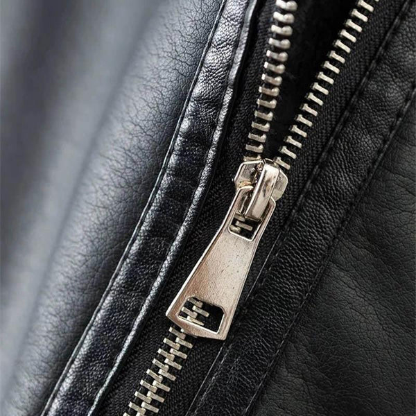 Faux Leather Vintage Jacket
