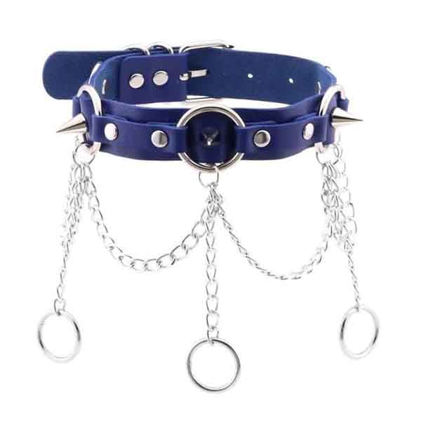 Chain of Guilt Leather Choker