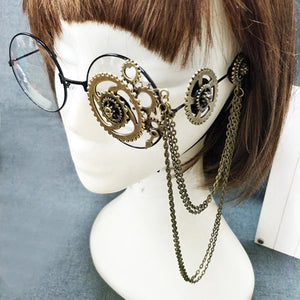 Gears and Chains Steampunk Eyeglasses