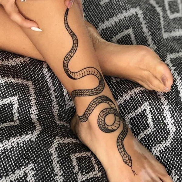 Black Snake Tattoo Sticker