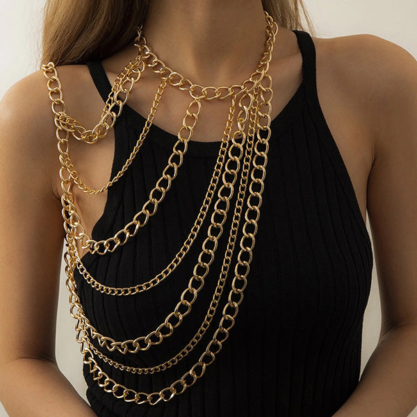 Valkyrie Shoulder Chain Necklace