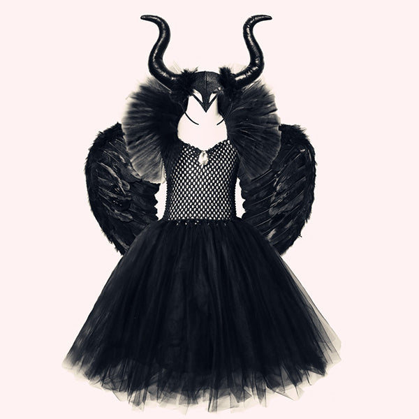 Black Evil Tutu Dress