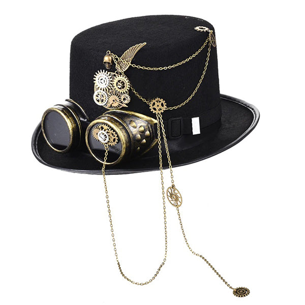Atomic Steampunk Hat With Goggles