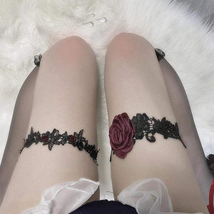 Bloody Mary Lace Leg Garters