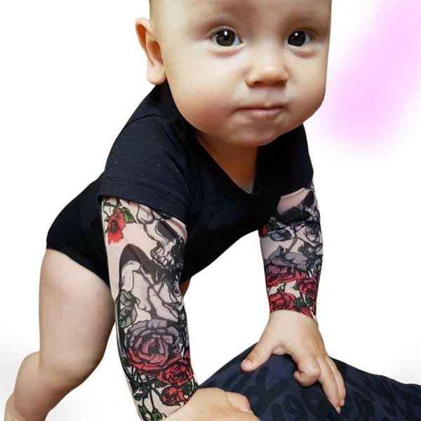 Tattoo Sleeve Baby Romper Shirt