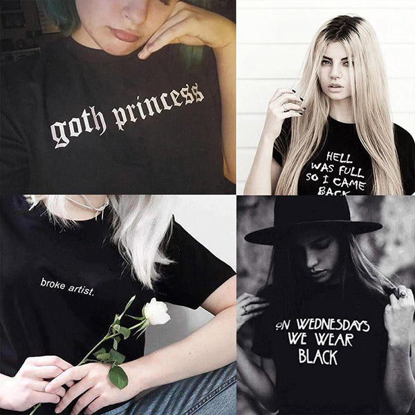 Frenzy Black Gothic Shirts