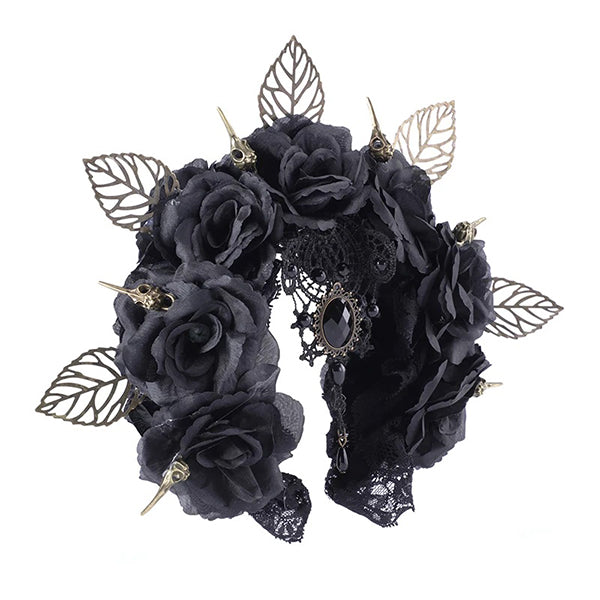 Dark Queen Gothic Head Wreath
