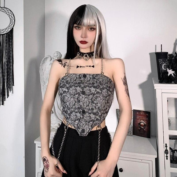 Chain of Sins Sexy Corset Top