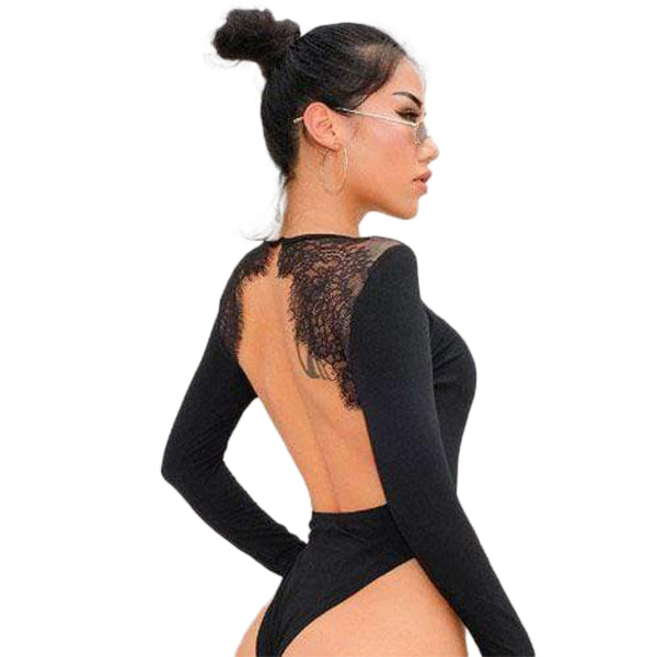 Lace Bodysuit Backless
