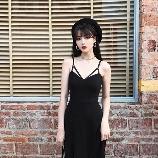 Witch In Disguise Black Summer Dress