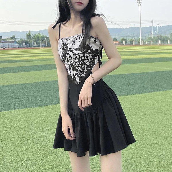 Hellish Gal Goth Mini Dress