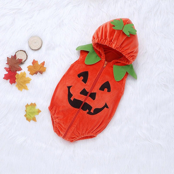 Baby Pumpkin Romper Costume