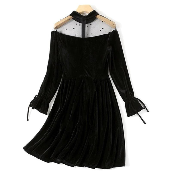 Refined Black Lolita Dress