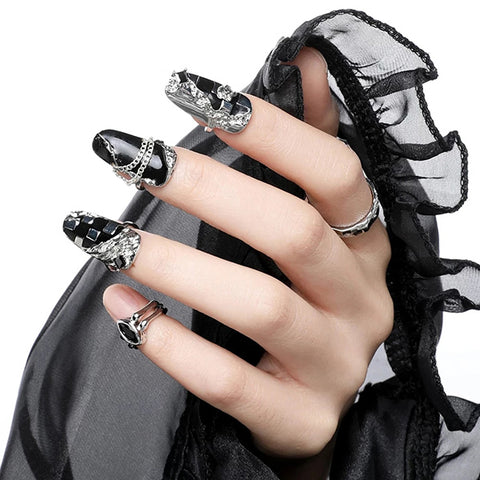 Fashion Armor Nail Ring Set