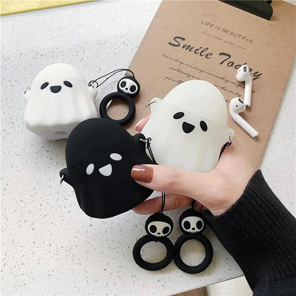 3D Ghost Silicone Airpods Case