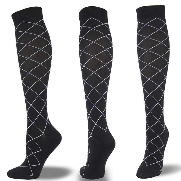 Gothic Black Compression Socks