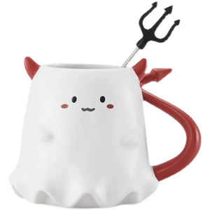 Devil Mug with Spoon