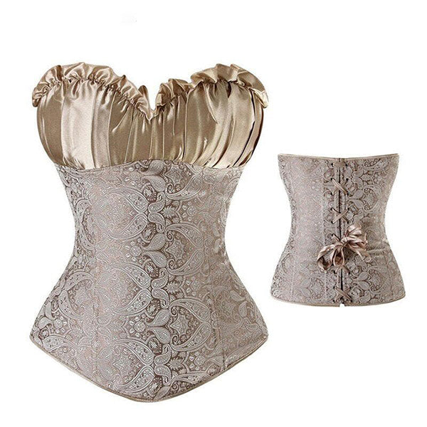 Scarlet Paisley Overbust Corset