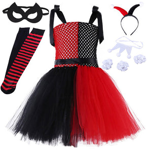 Harley Quinn Inspired Girls Tutu Dress