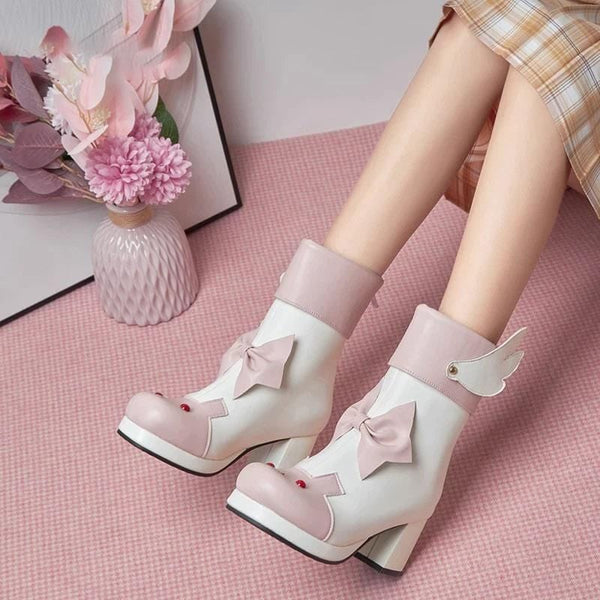 Mori Girl Vintage Ankle Boots