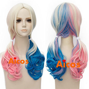 Synthetic Wigs Inspired by Harley Quinn