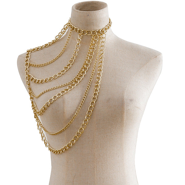 Valkyrie Shoulder Chain Necklace