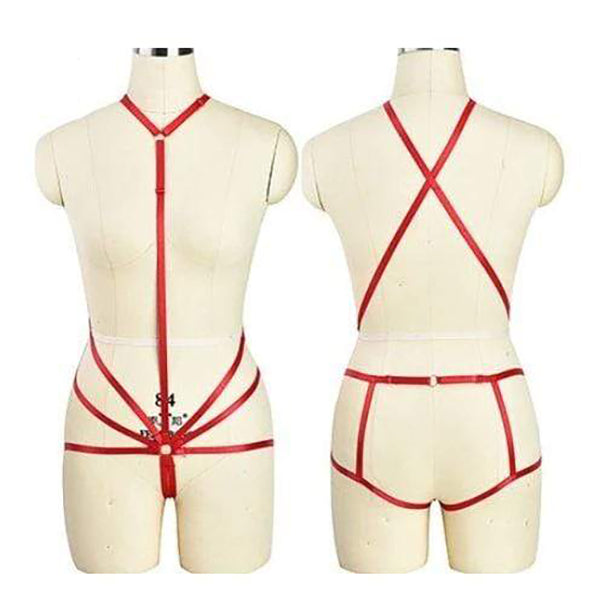 Goth Rave Body Harness Selection