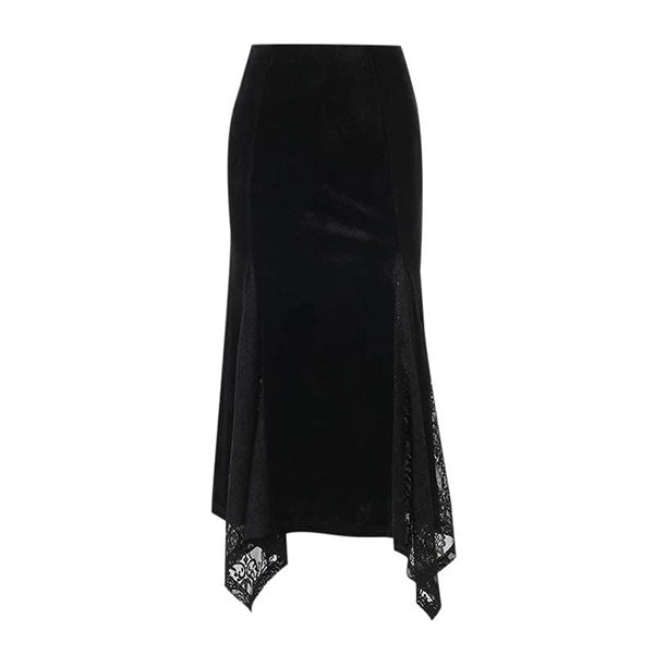 Victoria Velvet Long Skirt