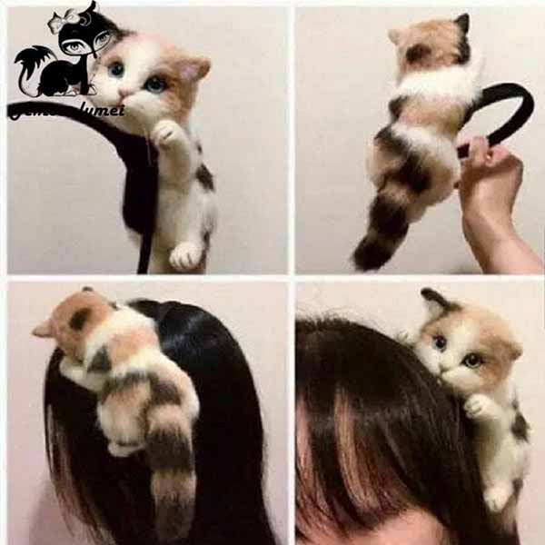 Cat Head Hairband