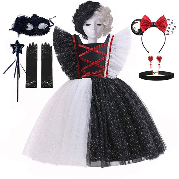 Cruella Deville Inspired Costume Dress