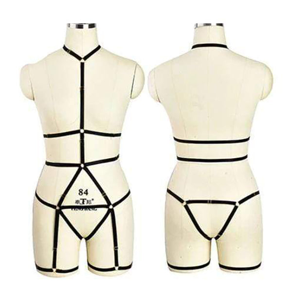 Goth Rave Body Harness Selection