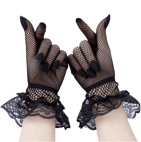 Mesh Gothic Sweet Gloves