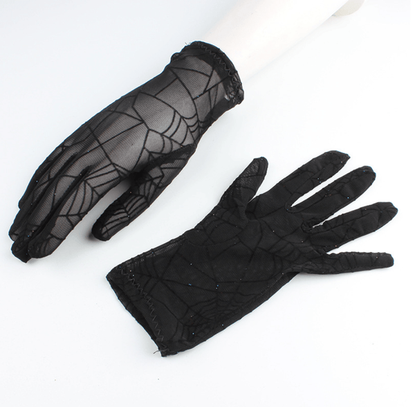 Spider Short Lace Gloves