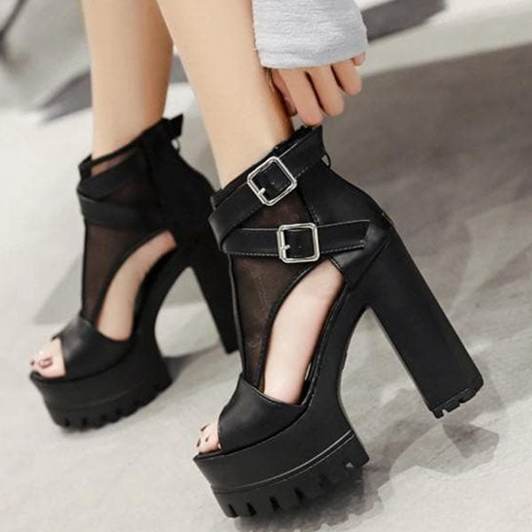 CARLA Gothic Cover Heels Platform Shoes