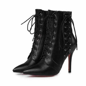 Bewitching Lace-Up Boots