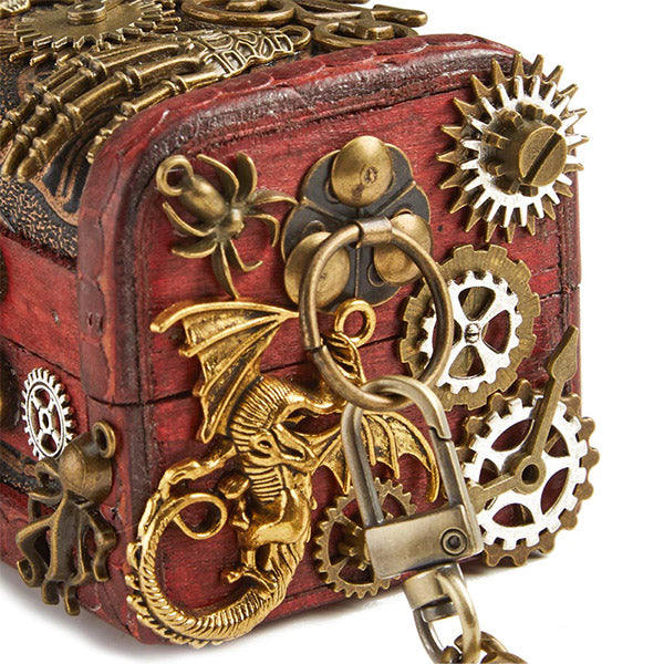Wooden Treasure Box Mini Bag