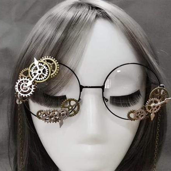 Steampunk Victorian Hat-headband and Glasses