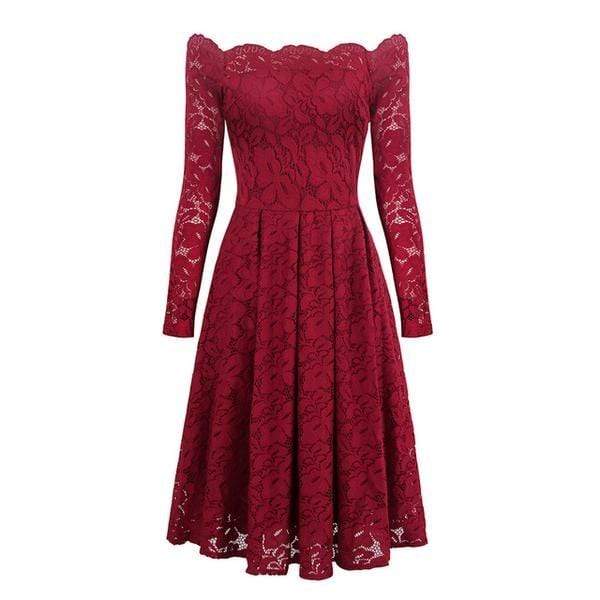 Mystery Lace Floral Dress